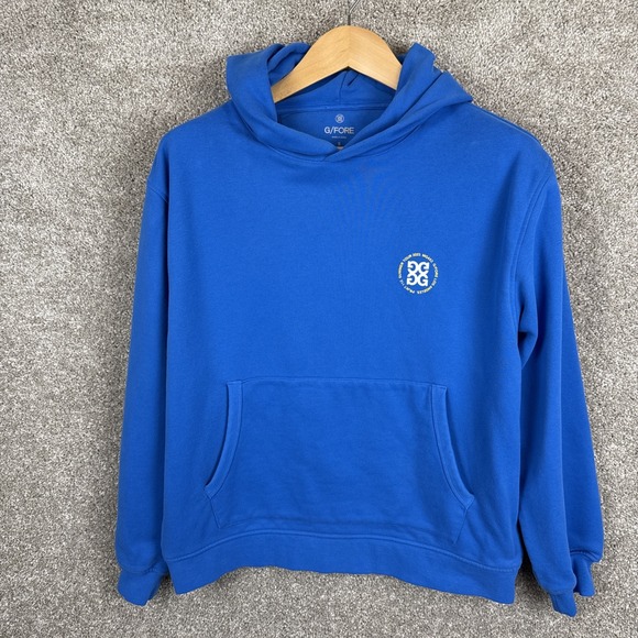 Other - G/FORE Oversized French Terry Blue Golf Hoodie 2023 Summer Tour‎ Men's Small